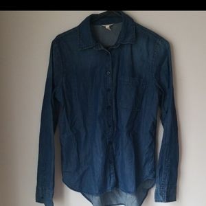 Blue jean button up
